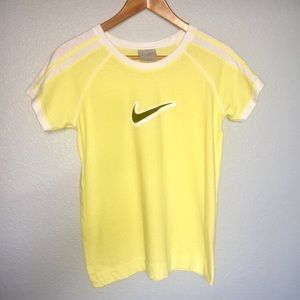 Nike retro design yellow with white size M